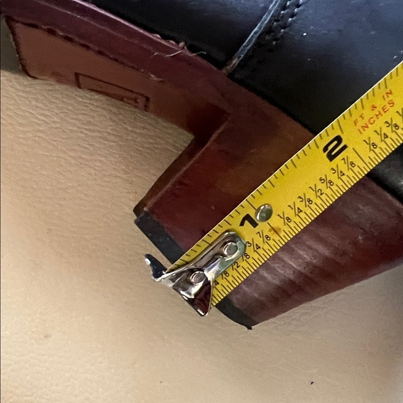 Adelante Black Leather Boots, Size 10 - Picture 11 of 12